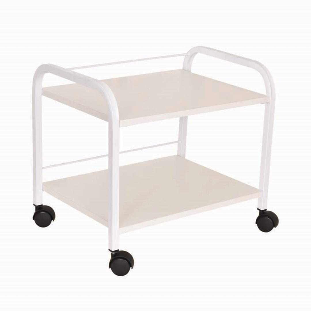 עגלה לפדיקור- 2 מדפים