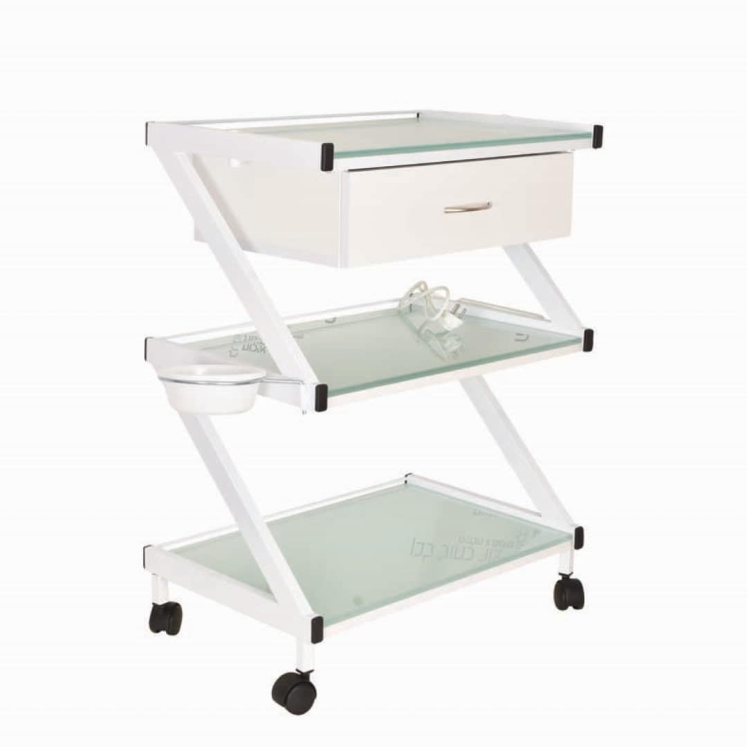 עגלת טיפולים Z זכוכית