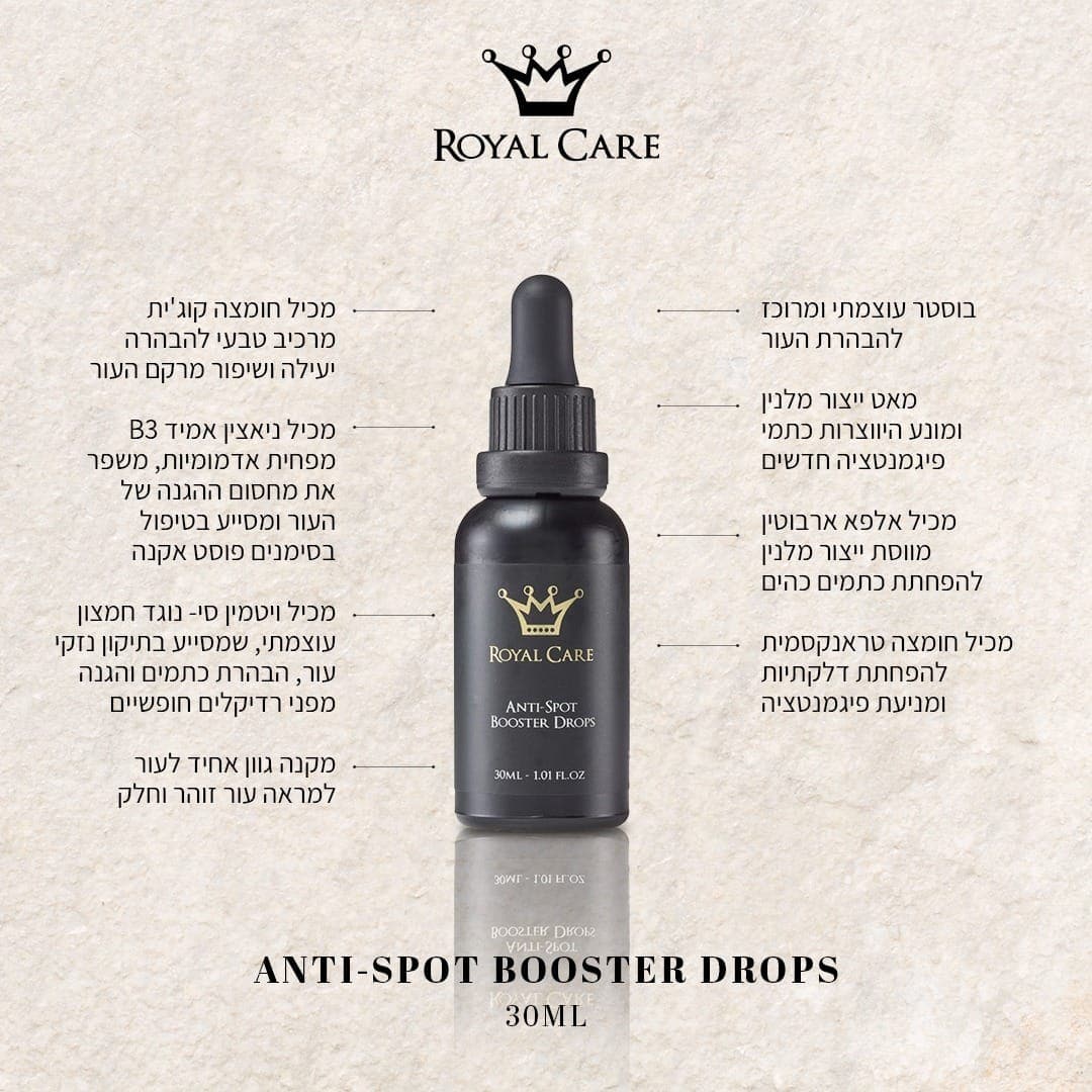 רויאל בוסטר הבהרה - אנטי ספוט בוסטר דרופס
