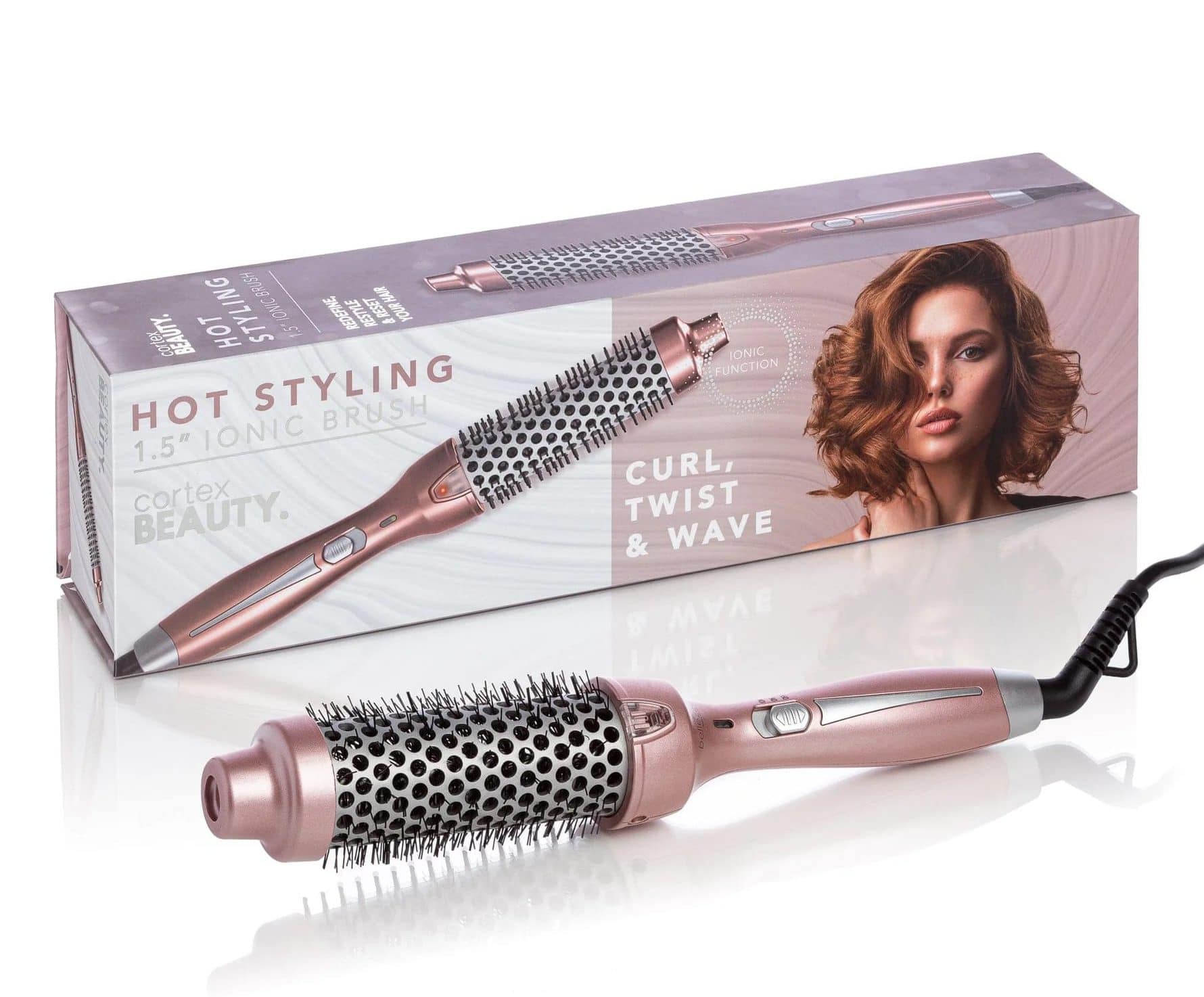 מברשת פן חשמלית צרה HotStyling קורטקס - קוטר 3.8 ס"מ