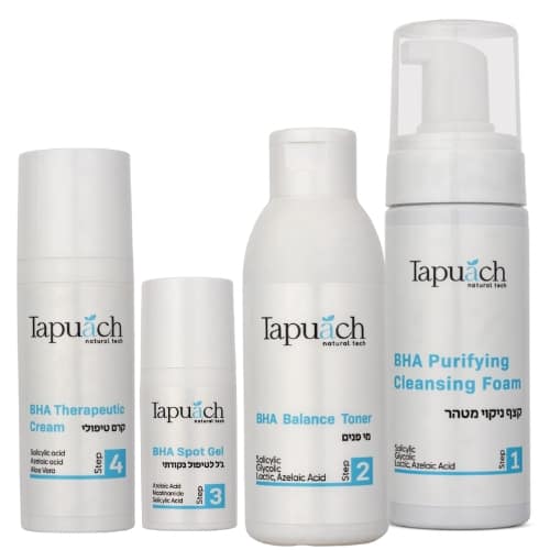 ערכת טיפול לעור שומני ואקנתי - BHA תפוח